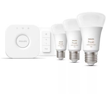 Preview: Philips Hue StiWa White & Color Ambiance E27 3er Starter Set + DS 75W