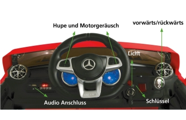 Jamara Ride-on Mercedes SL65                  rot     12V 3+