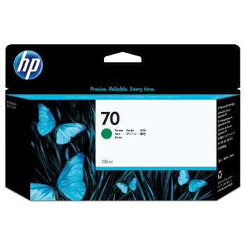 HP 70 original Ink cartridge C9457A green standard capacity 130ml 1-pack with Vivera Ink cartridge