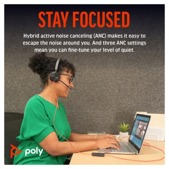 Preview: HP Poly Headset Blackwire C8225-M Stereo USB-C/A Teams