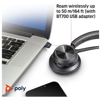 Preview: HP Poly BT Headset Voyager 4310 UC Mono USB-A Teams