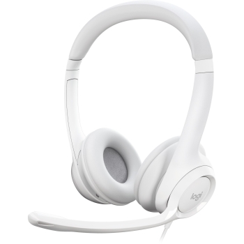 Preview: LOGITECH H390 Headset on-ear wired USB-A off-white