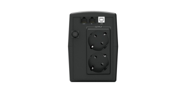 Preview: CONCEPTRONIC USV  850VA/480W/2xSchuko/HID USB/RJ45in/Out  sw