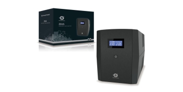 Preview: CONCEPTRONIC USV 1200VA/720W/2xSchuko/3xIEC/USB/RJ45/AVR  sw