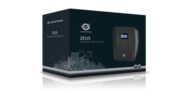 Preview: CONCEPTRONIC USV 2200VA/1320W/2xSchuko/3xIEC/HID USB/AVR  sw