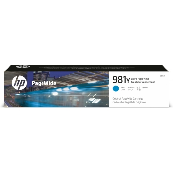 HP 981Y original Extra High Yield Cyan PageWide Cartridge L0R13A