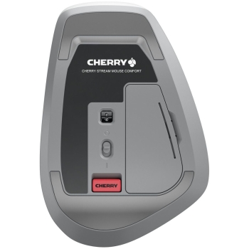 Preview: Cherry Desktop Stream COMFORT Wireless [DE] white Mouse+Keyboard. Fullsize. Silent