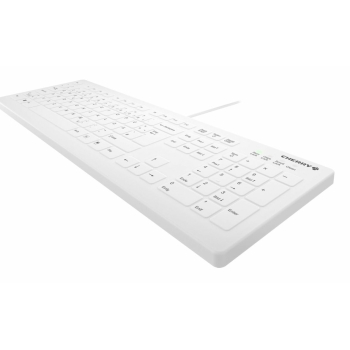 Preview: Cherry Keyboard AK-C8112 Medical corded sealed [DE] white IP68 kabelgebunden. vollversiegelt. IP68