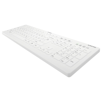 Preview: Cherry Keyboard AK-C8112 Medical wireless sealed [DE] white IP68 kabellos. vollversiegelt. IP68