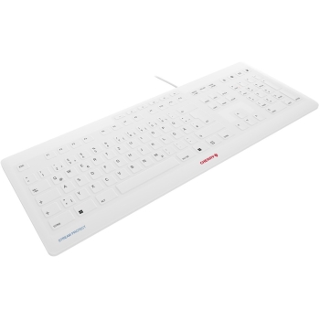 Preview: Cherry Keyboard Stream PROTECT [DE] white grey