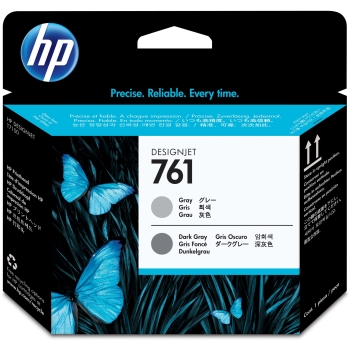 HP 761 Original Druckkopf grau und dunkel grau Standardkapazitt 1er-Pack