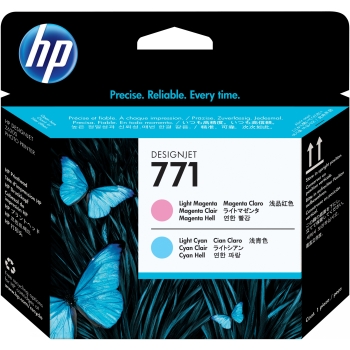 HP 771 original printhead CE019A light magenta and light cyan standard capacity 1-pack