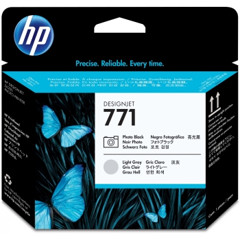 HP 771 Original Druckkopf schwarz und hell grau Standardkapazitt 1er-Pack