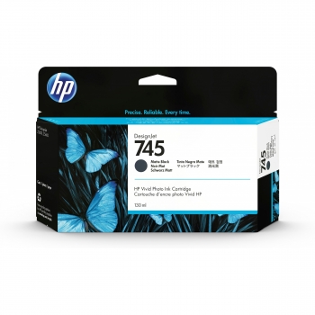 HP 745 Tinte mattschwarz 130 ml