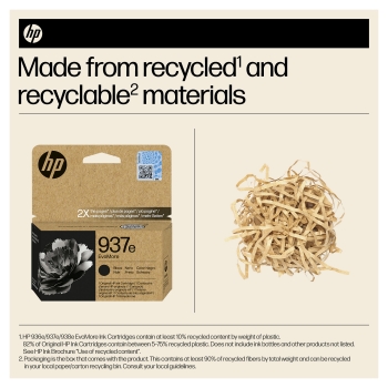 HP 937e EvoMore Black Original Ink Cartridge