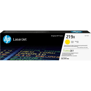 HP 219X High Yield Yellow Original LaserJet Toner Cartridge