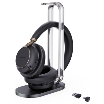Yealink Bluetooth Headset BH76 Plus with Charging Stand Teams Black USB-C/A