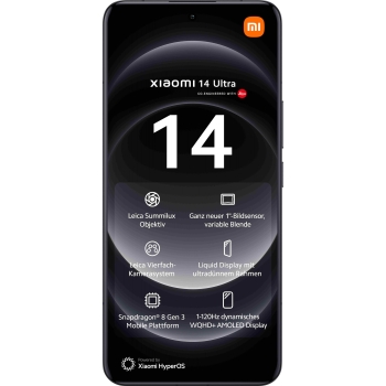 Preview: Xiaomi 14 Ultra Dual Sim 16+512GB black DE