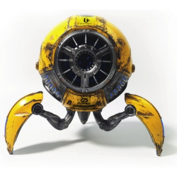 Zoeao GravaStar H Bluetooth Speaker war-damaged yellow Limited Edition