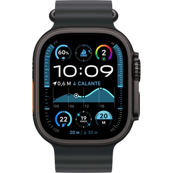 Preview: APPLE Watch Ultra 2 GPS + Cellular 49mm Black Titanium Case with Black Ocean Band