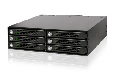 Backplane IcyDock 6x6,3cm SATAI-III in 1x5,25SSD bis9,5 KEY