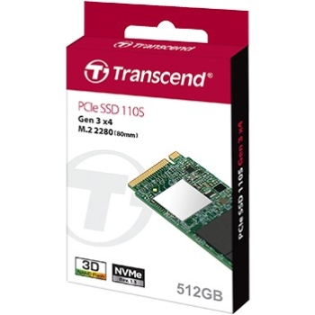 Preview: TRANSCEND 512GB M.2 2280PCIe Gen3x4 3D TLC DRAM-less