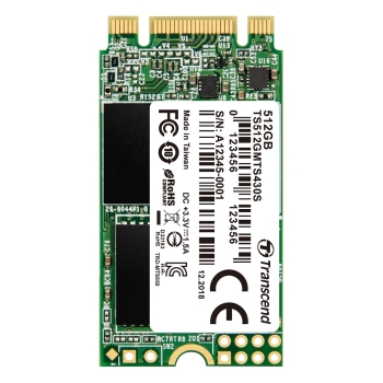 Preview: TRANSCEND 512GB M.2 2242 SSD SATA3 B+M Key TLC