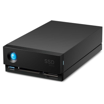 Preview: LACIE 1big Dock SSD Pro 4TB Thunderbolt 3 USB 3.1 8.9cm 3.5Zoll fuer MAC & PC - grau