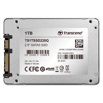 Preview: TRANSCEND 1TB 6.35cm 2.5Zoll SSD SATA3 QLC