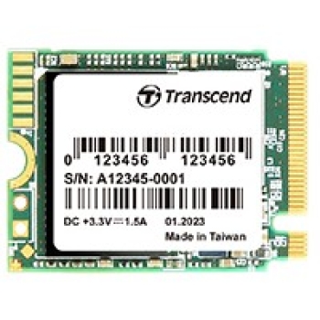 TRANSCEND 256GB M.2 2230 SSD PCIe Gen3x4 NVMe 3D TLC DRAM-less