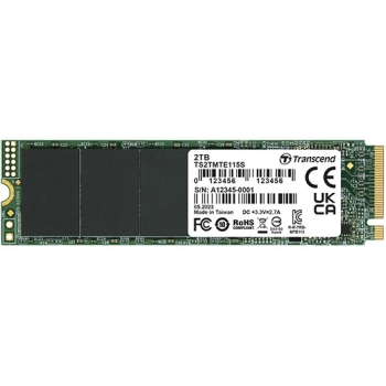 TRANSCEND 250GB SSD internal M.2 2280 PCIe Gen3x4 NVMe TLC DRAM-less
