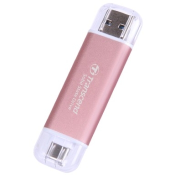 Preview: TRANSCEND ESD310P 1TB External SSD USB 10Gbps Type C/A Pink