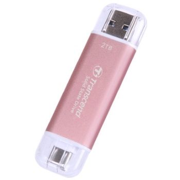 Preview: TRANSCEND ESD310P 2TB External SSD USB 10Gbps Type C/A Pink