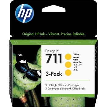 HP 711 Original Tinte gelb Standardkapazitt 3er-Pack