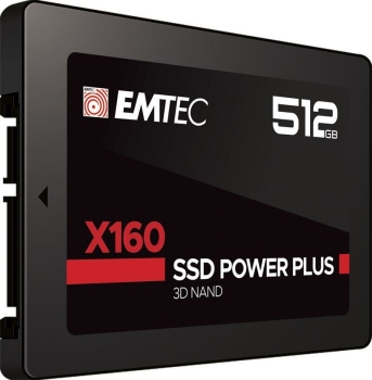 Emtec SSD 2.5 Sata X160 512GB Intern bulk