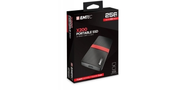 Preview: Emtec SSD 3.2Gen1 X200 256GB Portable retail