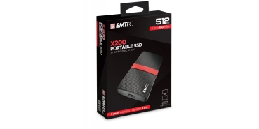Preview: Emtec SSD 3.2Gen1 X200 512GB Portable retail