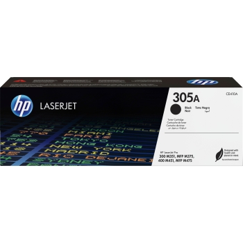 HP 305A original LaserJet Toner cartridge CE410A black standard capacity 2.090 pages 1-pack