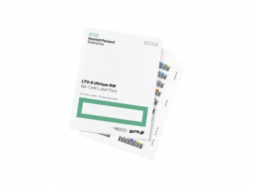 HPE LTO8 Ultrium Barcode Label RW 100 Q2015A