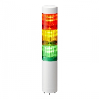 PATLITE Signalsäule LR4-302WJNW-RYG verkabelt LED weiss