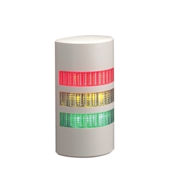 PATLITE Halbsäule WEP-302FB-RYG Wandm. Buz LED R-Y-G weiss