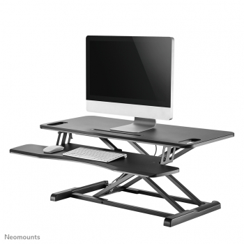 Neomounts Schreibtischaufsatz Sitz-Steh-Workstation schwarz