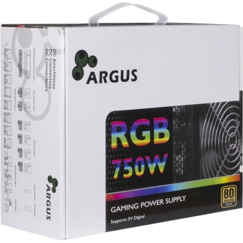 Preview: Inter-Tech Netzteil 750W Argus RGB-750CM II 140mm L�fter retail
