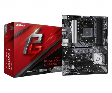 ASRock B550  Phantom Gaming 4    AM4 ATX  HDMI          DDR4 retail