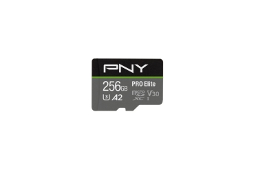 SD MicroSD XC Card 256GB PNY Pro Elite R100MB/s W90MB/s reta