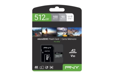 Preview: SD MicroSD XC Card 512GB PNY Pro Elite retail