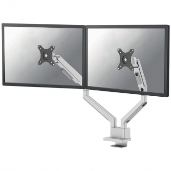 Neomounts DS70-250SL2 Tischhalterung für 2 Monitore bis 81cm 32 9KG Silber