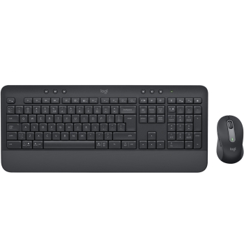 Preview: Logitech Desktop MK650 Signature BOLT [US] Black BT Mouse: Signature M650 for Busi. (400â€“4000 DPI)