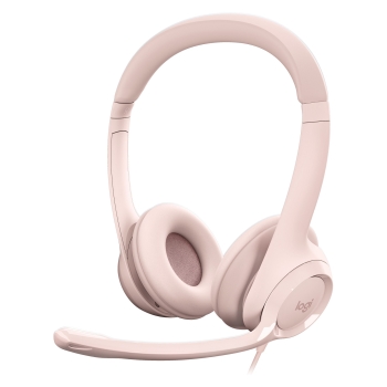 Preview: Logitech H390 Headset on-ear wired USB-A rose