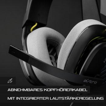 Preview: Logitech Astro Gaming A10 Gen 2 Headset full size wired 3.5 mm jack Black